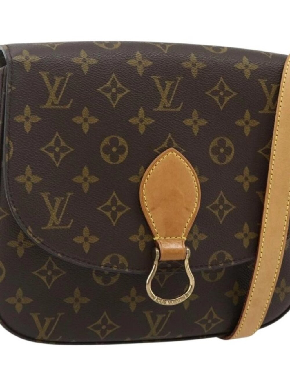 LOUIS VUITTON Monogram Saint Cloud GM Shoulder Bag M51242 LV Auth 178677A
